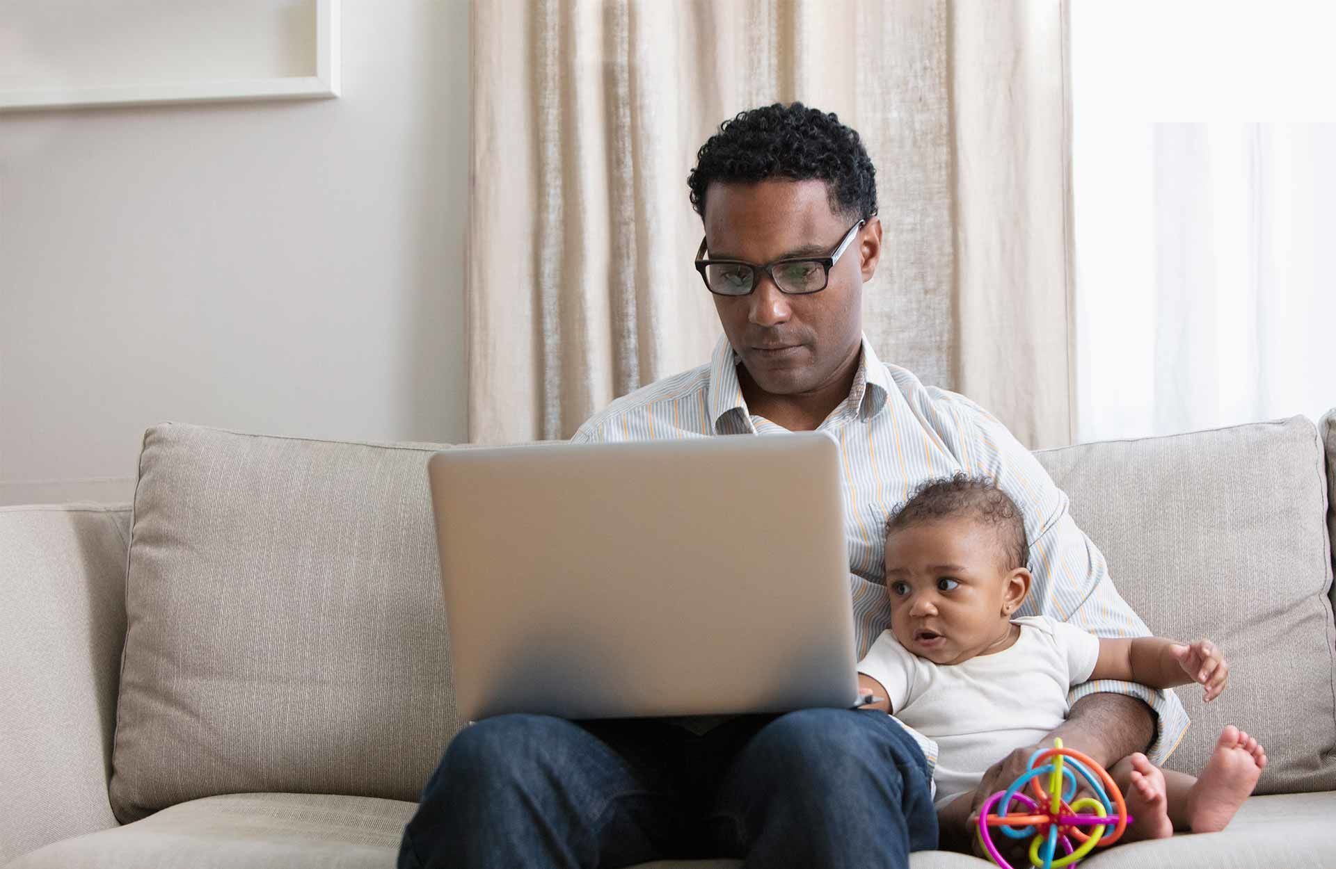 Five ways to master working from home with family